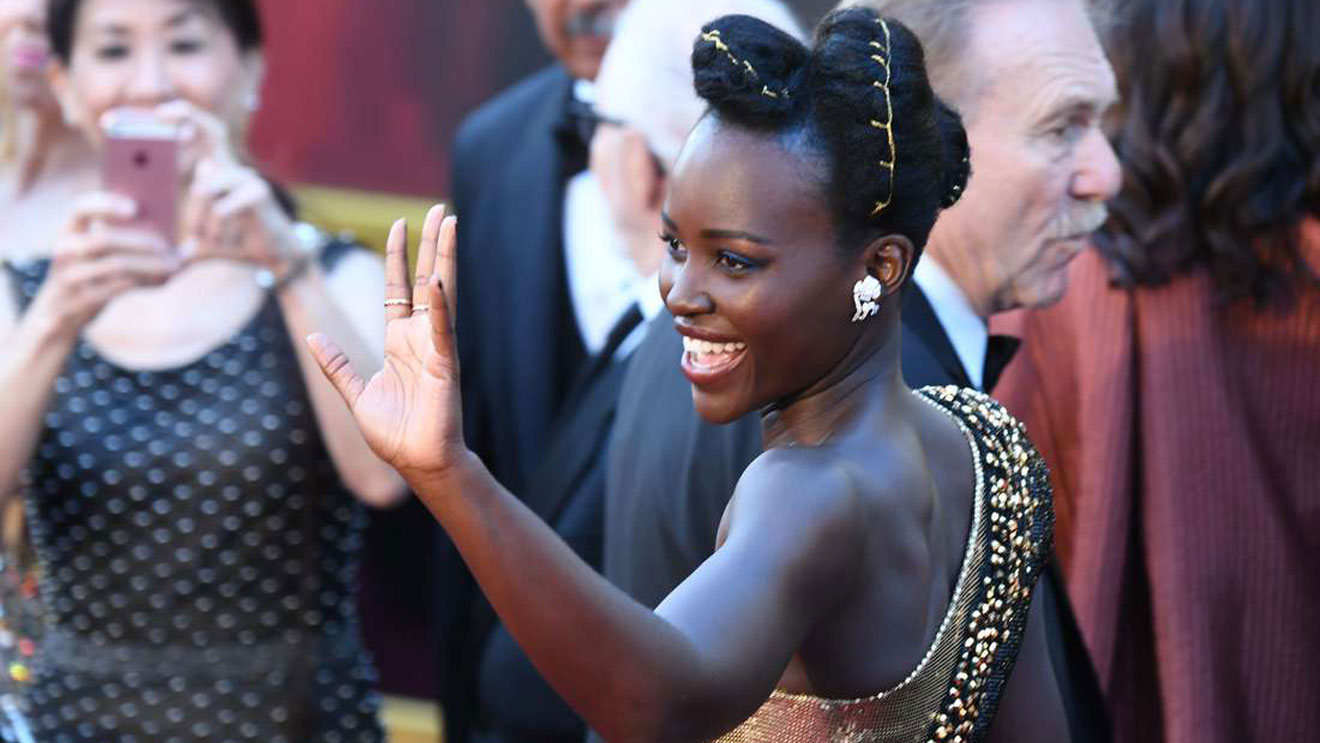 Actress Lupita Nyong'o arrives for the 90th Annual Academy Awards on March 4, 2018, in Hollywood, California. AFP | FILE PHOTO 