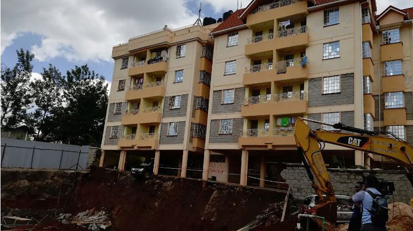 Tenants ignore orders to vacate Ruaka apartment ruined by collapsed
