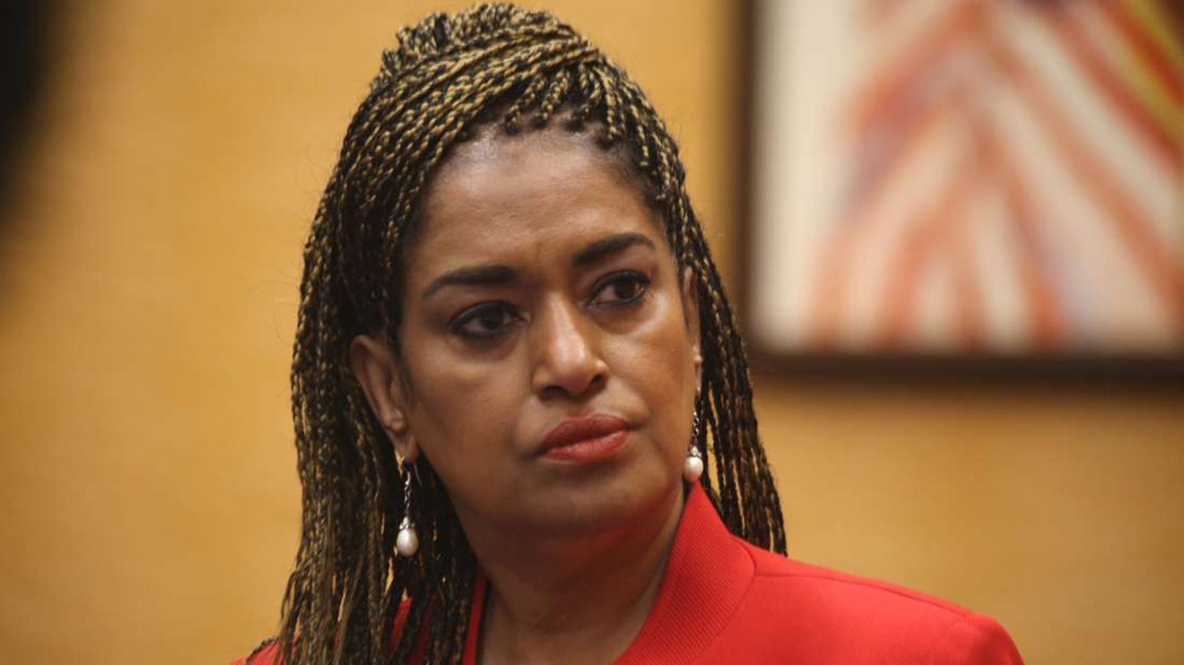 Nairobi Women Representative Esther Passaris during a press conference in Nairobi on November 19, 2019. PHOTO | KANYIRI WAHITO