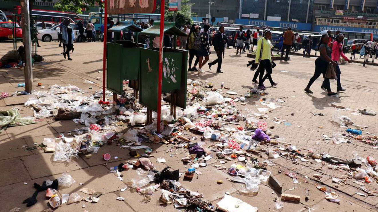 Nairobi county finds temporary solution to garbage collection in CBD