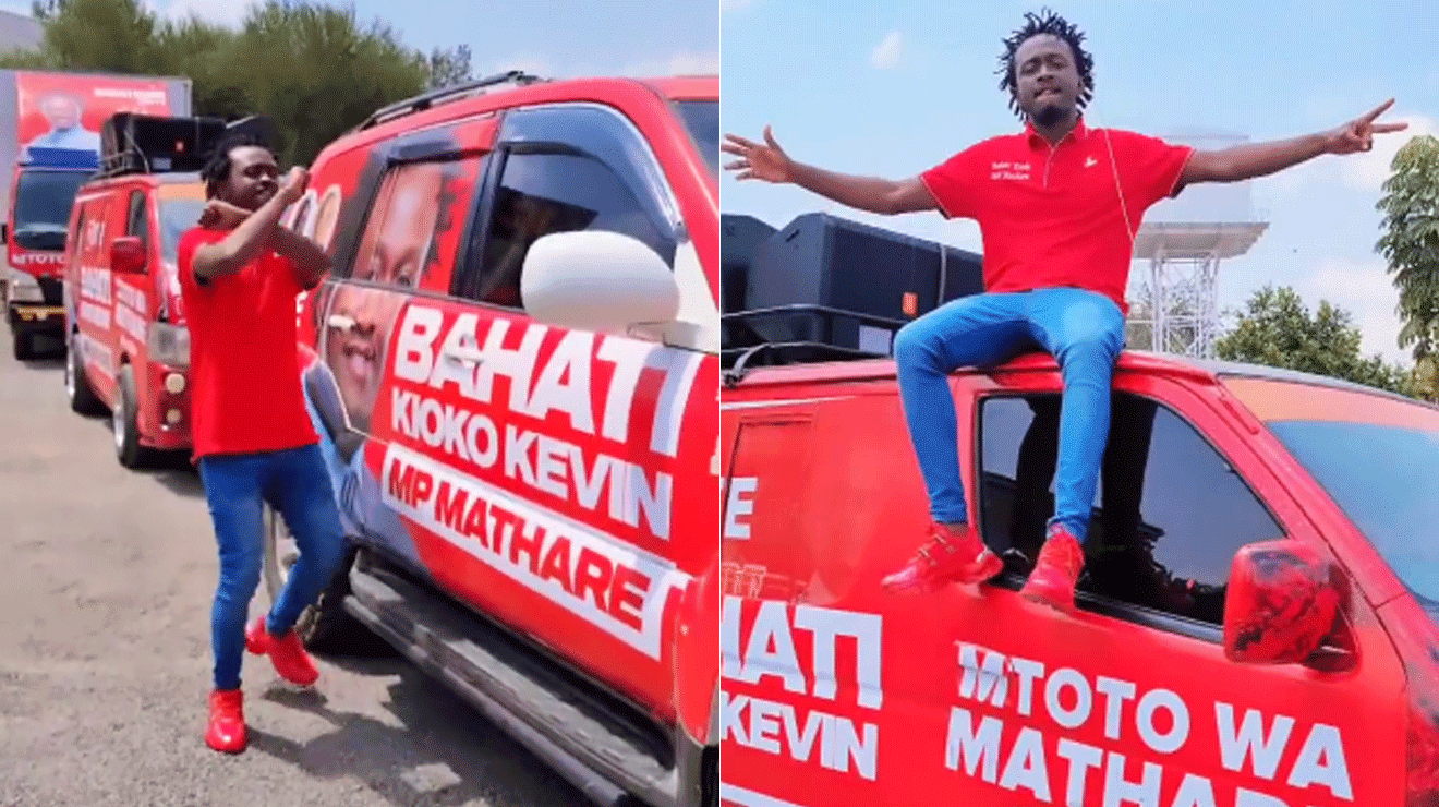 Bahati unveils his campaign vehicles – Nairobi News