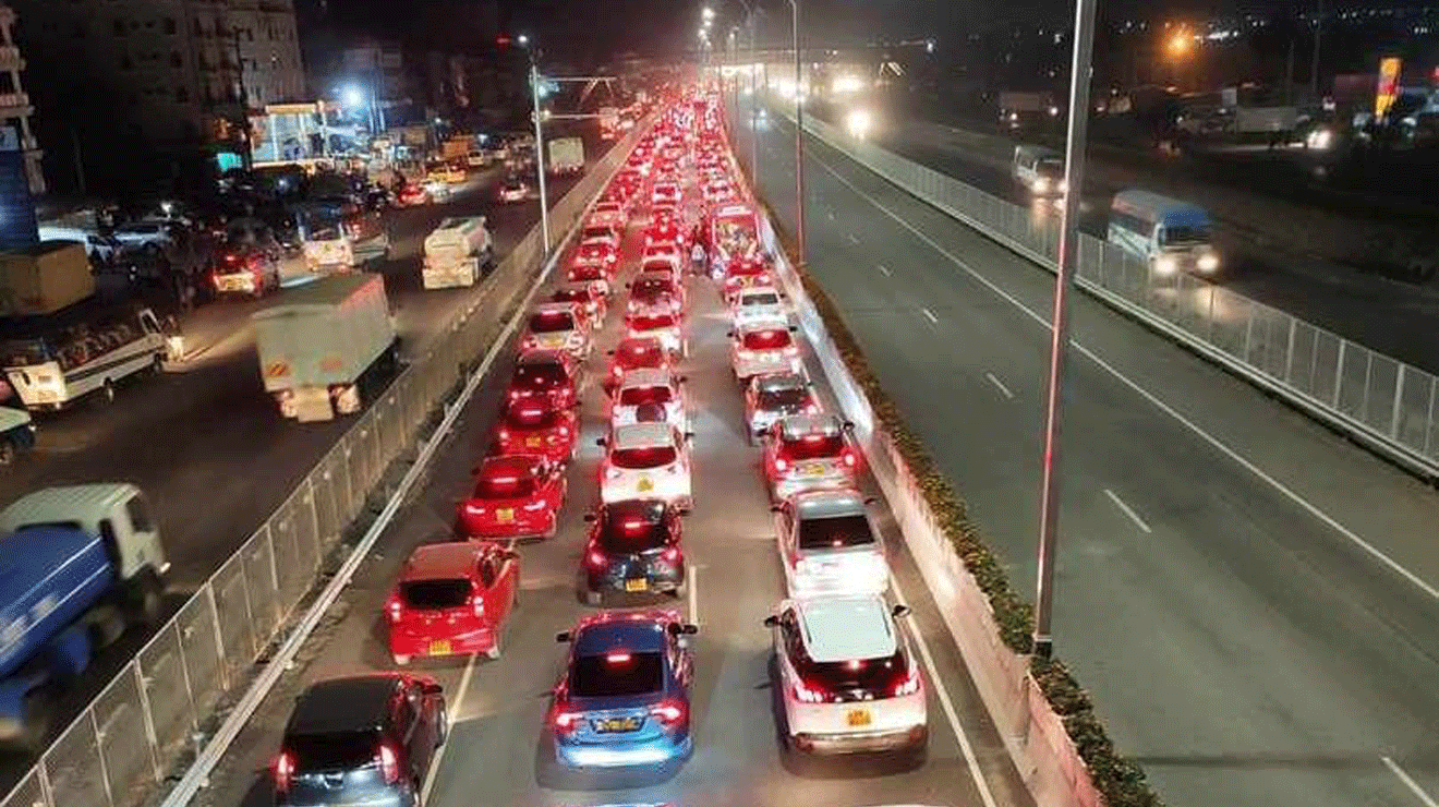 Motorists endure traffic nightmare on newly built Nairobi Expressway – Nairobi News