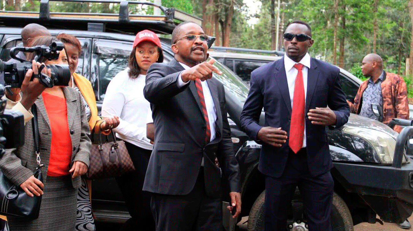 Protesting Governor Wa Iria gets stuck in lift at IEBC offices – Nairobi News