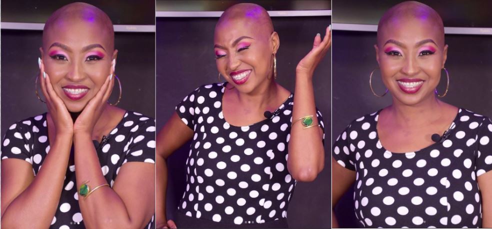 Singer Vivianne shows off her bald head after breakup with fiance Sam West