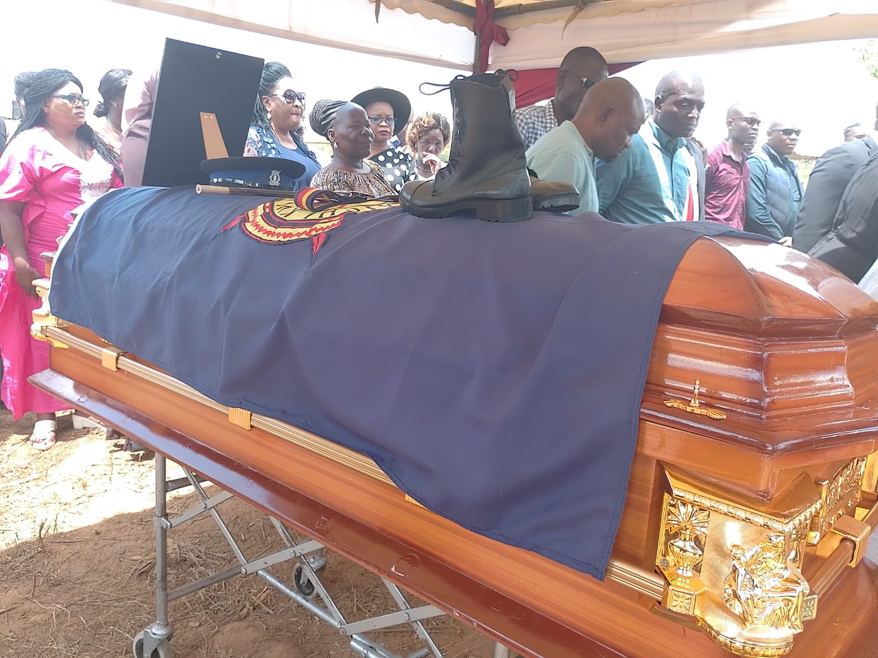 Burial of Barrack Oduor, Mama Ida Odinga's body guard who was shot in Kisumu.