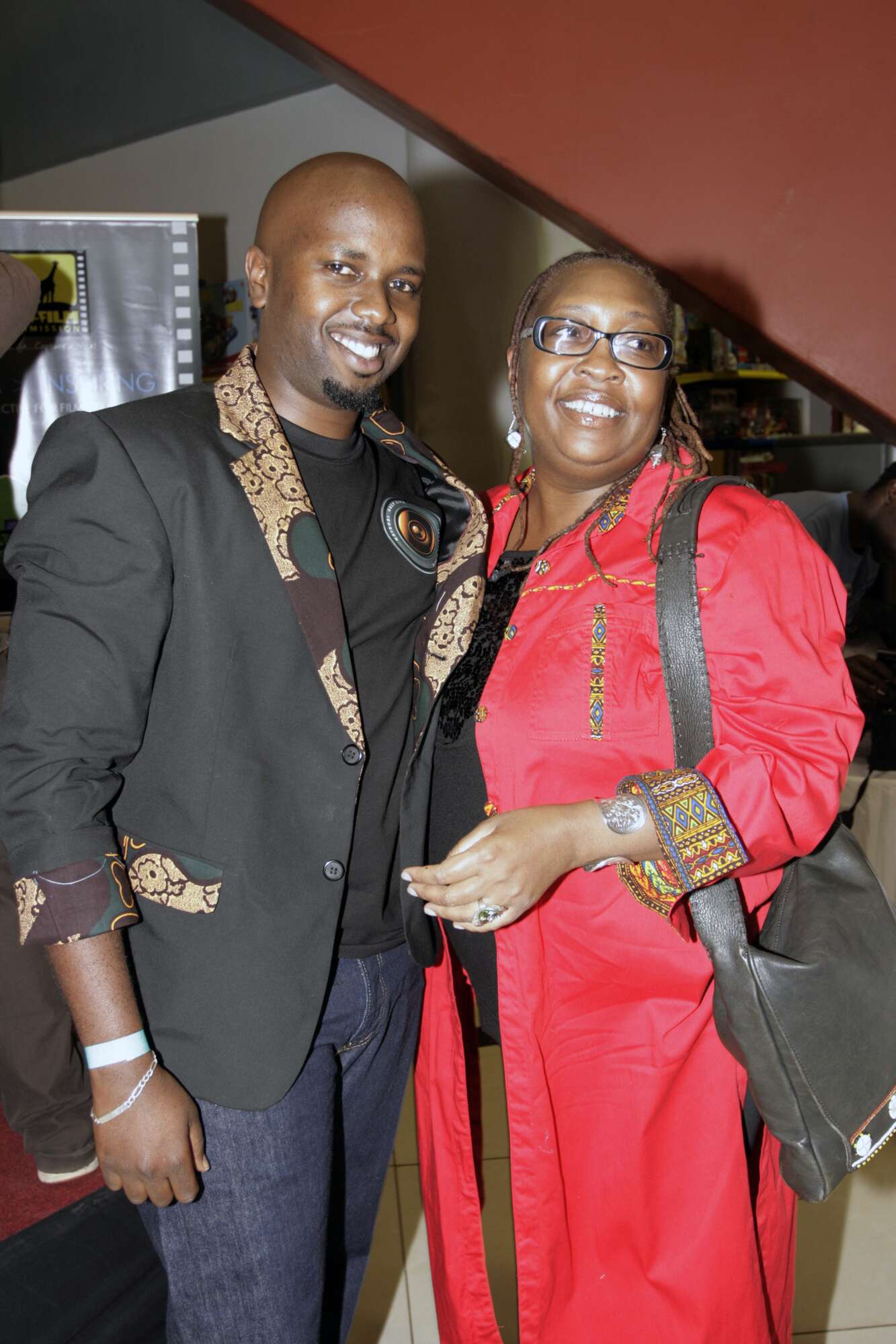 Tosh Gitonga(L) and Njeri Karago