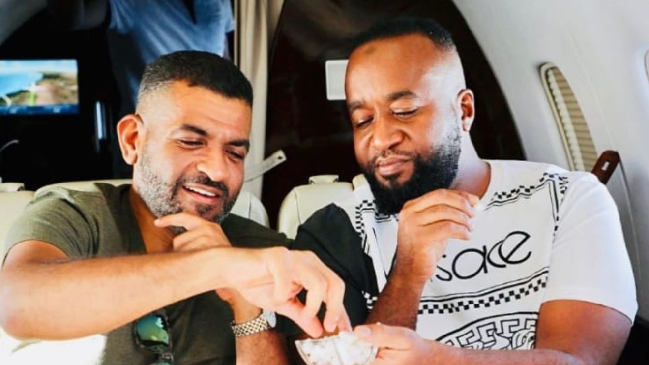 Former Mombasa Governor Hassan Joho and Governor Abdulswamad Shariff