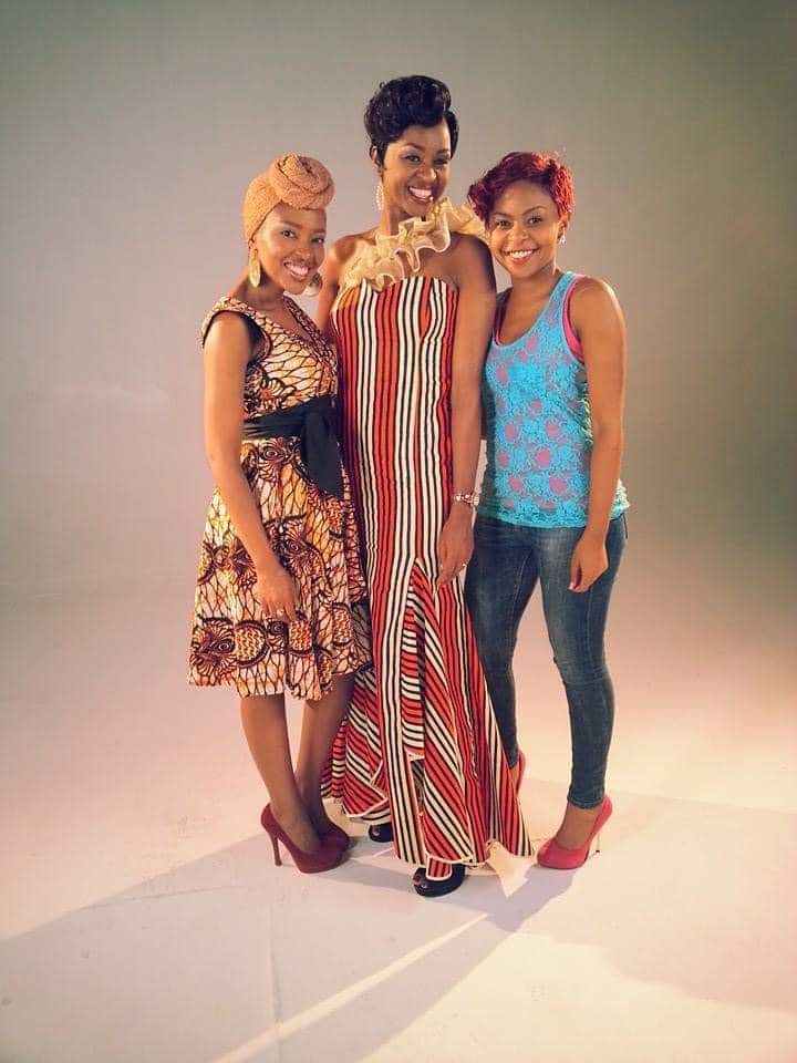 , Kambua posted a photo of herself alongside gospel musician Esther Wahome and gospel singer Size 8 Reborn