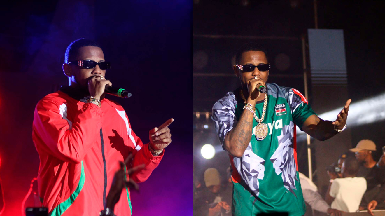 Fabolous rocks Kenya rugby jersey onstage after losing luggage (Photos